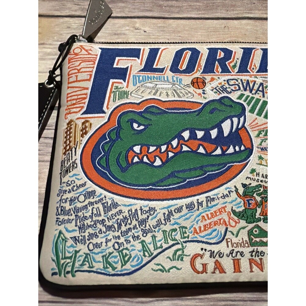 NEW Catstudio Collegiate Florida Gators SEC Zipper Pouch Travel Bag Wristlet - Picture 2 of 10